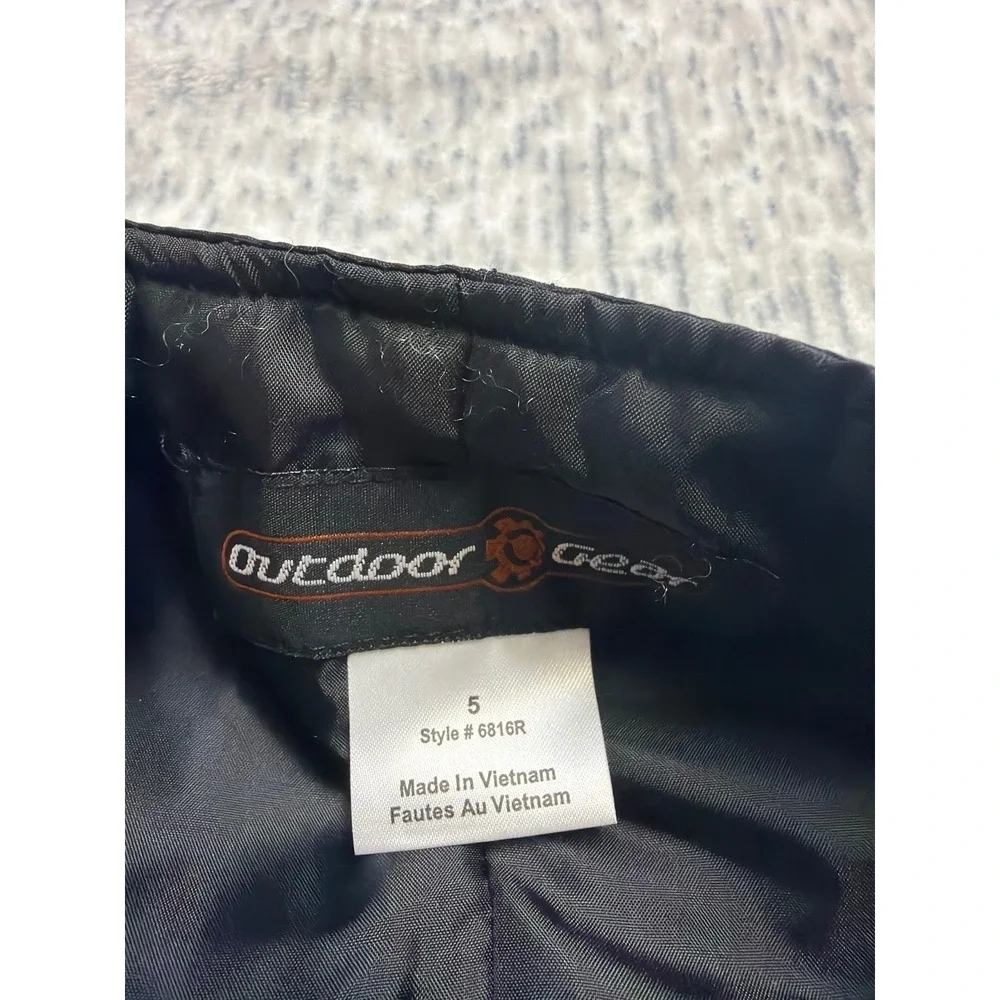 Outdoor Gear Kids Black Insulated Water Resistant Snow‎ Bib Pants Size 5 6816R